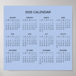 Einfach aber elegant - Kalender 2025 | Poster