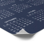 Einfach aber elegant - Kalender 2025 | Poster (Ecke)