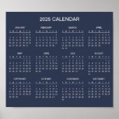 Einfach aber elegant - Kalender 2025 | Poster (Vorne)