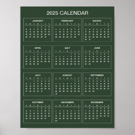 Einfach aber elegant - Kalender 2025 | Poster