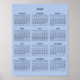 Einfach aber elegant - Kalender 2025 | Poster