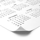 Einfach aber elegant - Kalender 2025 | Poster (Ecke)