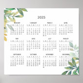 Einfach aber elegant - Kalender 2025 | Poster (Vorne)