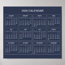 Einfach aber elegant - Kalender 2025 | Poster