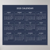 Einfach aber elegant - Kalender 2025 | Poster (Vorne)