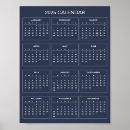 Einfach aber elegant - Kalender 2025 | Poster