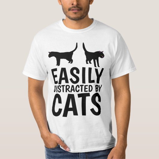 EINFACH ABGEBAUT NACH KATZKATZE-T - SHIRT (Vorderseite)