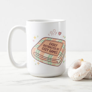 Einfach abgelenkt durch gemütliche Spiele - Pastel Kaffeetasse