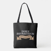 Einfach abgelenkt durch Genealogie Tasche (Rückseite)