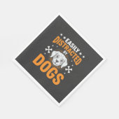 Einfach abgelenkt durch Hunde Serviette (Ecke)