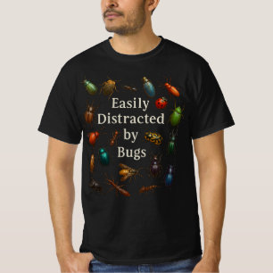 Einfach abgelenkt durch Käfer Entomologe Insekt T-Shirt
