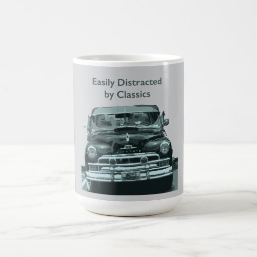Einfach abgelenkt durch Klassiker Kaffeetasse (Mittel)