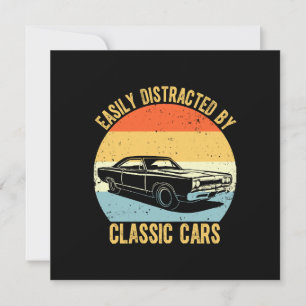 Einfach abgelenkt durch Oldtimer Einladung