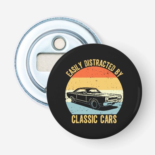 Einfach abgelenkt durch Oldtimer Flaschenöffner (Vorderseite)