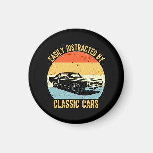 Einfach abgelenkt durch Oldtimer Magnet