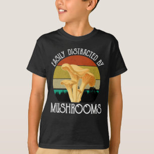 Einfach abgelenkt durch Pilze (Pfifferling) T-Shirt