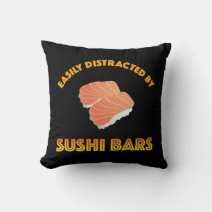 Einfach abgelenkt durch Sushi-Bars Kissen