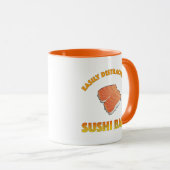 Einfach abgelenkt durch Sushi-Bars Tasse (VorderseiteRechts)