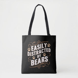 Einfach abgelenkt von Bären Schwuler Bärenstolz  Tasche