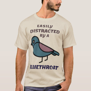 Einfach abgelenkt von einem Blaukehlchen-Vogelbeob T-Shirt