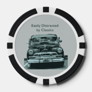Einfach abgelenkt von Klassikern Pokerchips