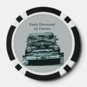 Einfach abgelenkt von Klassikern Pokerchips (Rückseite)