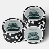 Einfach abgelenkt von Klassikern Pokerchips (Stapel)