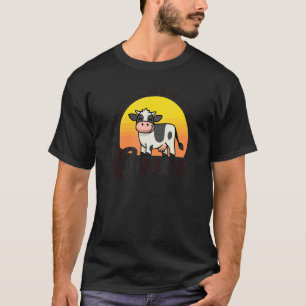 Einfach abgelenkt von Kühen    Tier    Retro Vinta T-Shirt