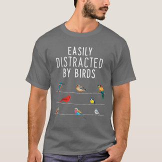 Einfach abgelenkt von Vögeln vintage T-Shirt