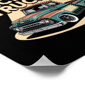 Einfach Ablenkbar Durch Alte Pickup-Trucks Poster (Ecke)
