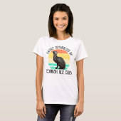 Einfach Ablenkbar Durch Cornish Rex Katzen T-Shirt (Vorne ganz)