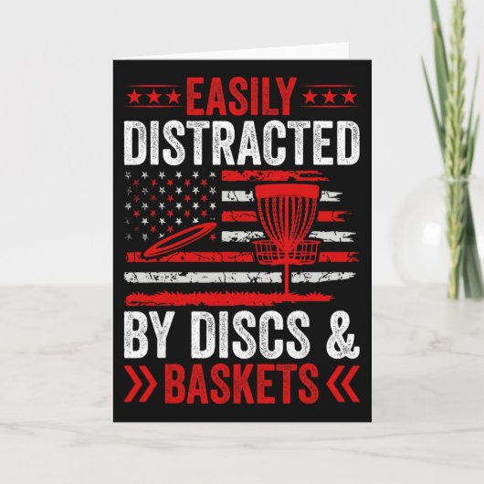 Einfach Ablenkbar Durch Discs Und Skets Karte (Vorderseite)