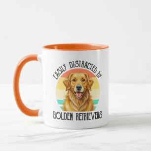 Einfach Ablenkbar Durch Golden Retriever Tasse