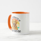 Einfach Ablenkbar Durch Golden Retriever Tasse (Vorderseite Links)
