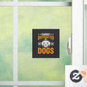 Einfach Ablenkbar Durch Hunde Fensteraufkleber (Zuhause)