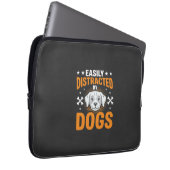 Einfach ablenkbar durch Hunde Laptopschutzhülle (Vorne Rechts)