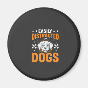 Einfach ablenkbar durch Hunde Magnet