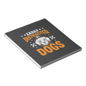 Einfach Ablenkbar Durch Hunde Notizblock (angewinkelt)