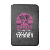 Einfach ablenkbar durch Jack Russell Terrier Badematte (Vorderseite Vertikal)