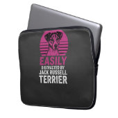 Einfach ablenkbar durch Jack Russell Terrier Laptopschutzhülle (Vorderseite Links)