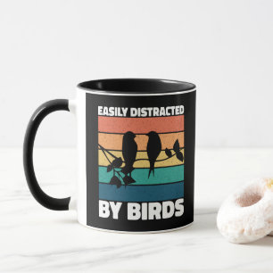 Einfach Ablenkbar Durch Vögel Süßer Vogelbesitzer Tasse