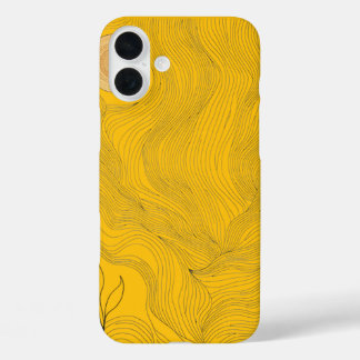 Einfach abstrakt gestreiftes iPhone/iPad Gehäuse iPhone 16 Plus Hülle