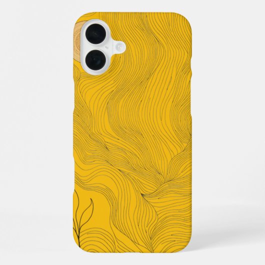 Einfach abstrakt gestreiftes iPhone/iPad Gehäuse iPhone Hülle (Rückseite)