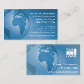 Einfach addieren Sie Ihr Logo-globales Visitenkarte (Vorne/Hinten)