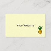 Einfach Ananas Visitenkarte (Rückseite)