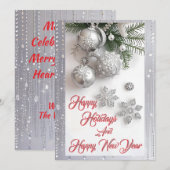 Einfach angespornt Silverbell Sparkle Weihnachten (Vorne/Hinten)