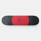 Einfach anpassbarer roter Punkt Skateboard (Horizontal)