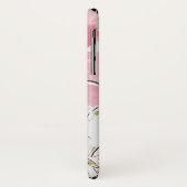 Einfach Aquarell des Rosa-| mit Blumen Case-Mate iPhone Hülle (Hinten/Links)