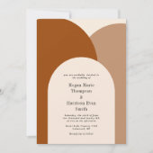 Einfach Arches Hochzeitseinladung Einladung (Vorderseite)