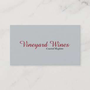 Einfach (Aschgrau) Visitenkarte